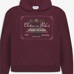 Men’s Burgundy Rhude hoodie. Never worn. Size L